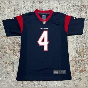 NIKE NFL Houston Texans Watson #4 kids On Field Jersey size Medium 10/12